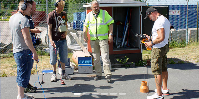 Matz Malmgren har varit kursledare för grundskursen i läcksökning sedan länge. Nu kommer även en fortsättningskurs att arrangeras. Foto Jan Bjerkesjö